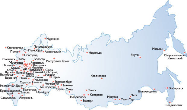 Все регионы РФ